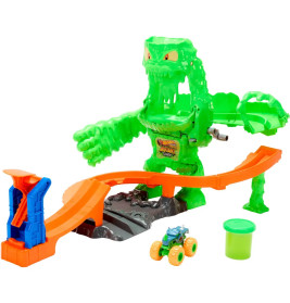 Hot Wheels Monster Trucks 1:64 Mutant Chaos Ooze Monster Playset