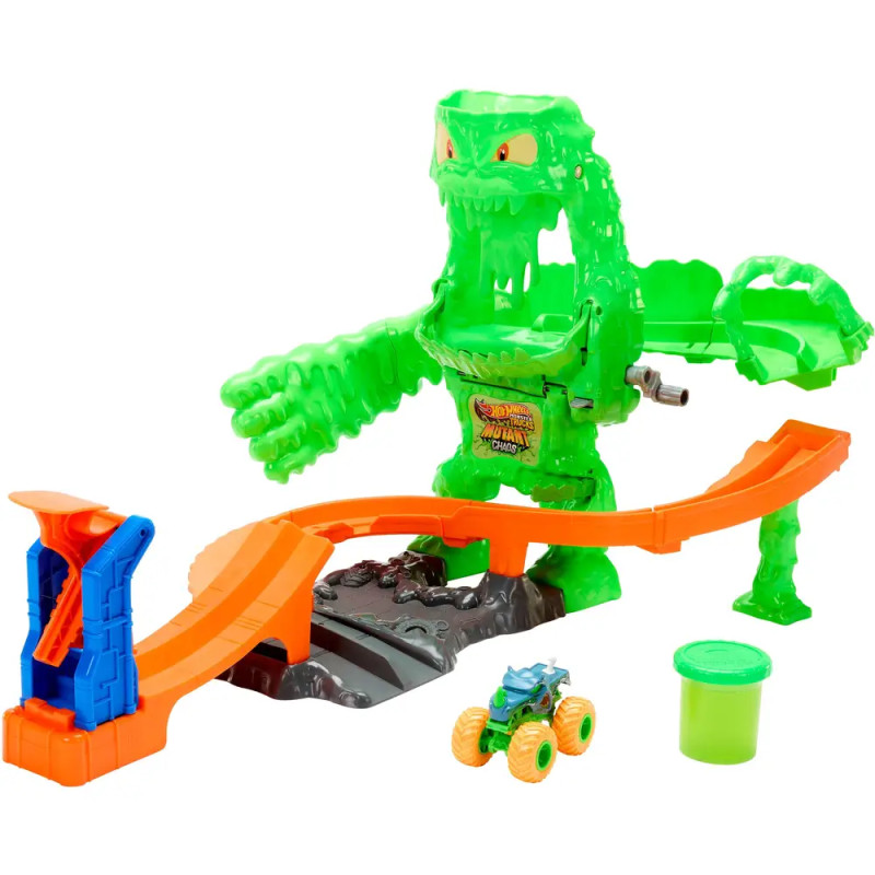 Hot Wheels Monster Trucks 1:64 Mutant Chaos Ooze Monster Playset