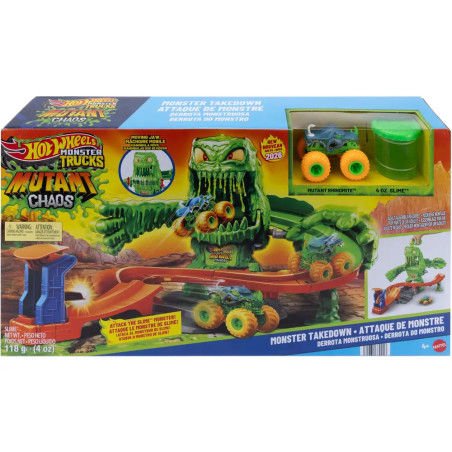 Hot Wheels Monster Trucks 1:64 Mutant Chaos Ooze Monster Playset