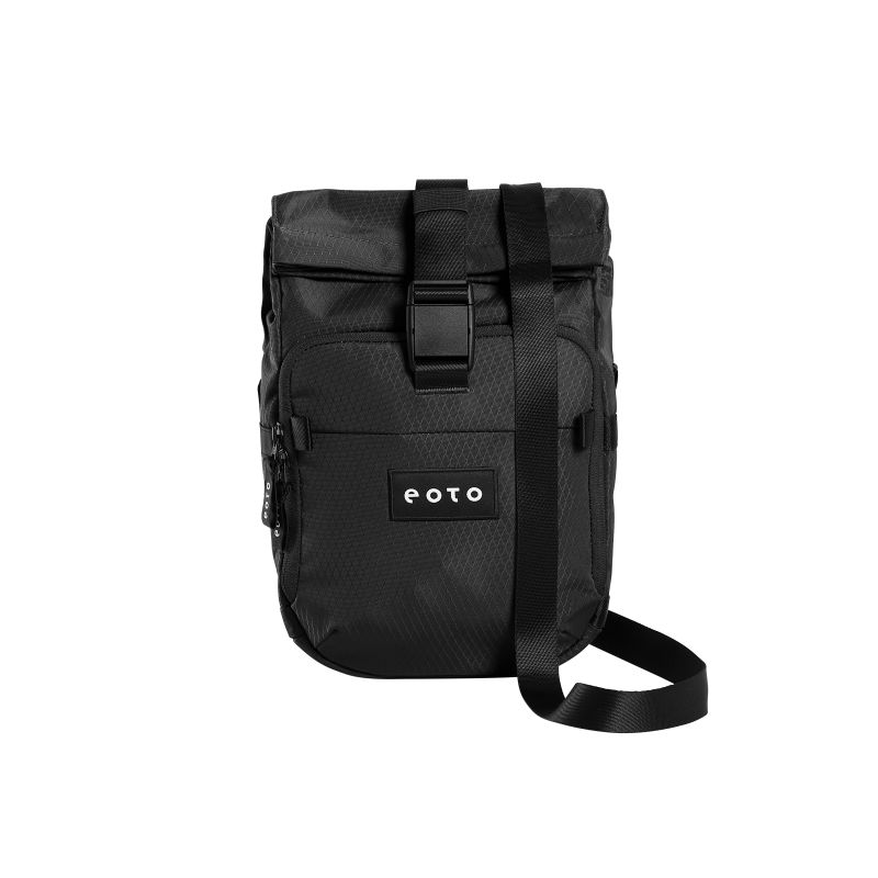 eoto Rucksack Dual5 Schwarz – Kompakt 5 Liter, Rucksack & Umhängetasche in Einem