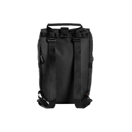 eoto Rucksack Dual5 Schwarz – Kompakt 5 Liter, Rucksack & Umhängetasche in Einem
