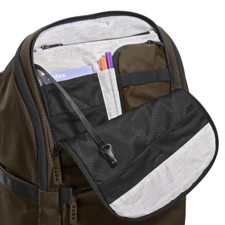 eoto Rucksack Easy27 Mokkabraun – 27 Liter, geräumig & komfortabel für Alltag & Schule