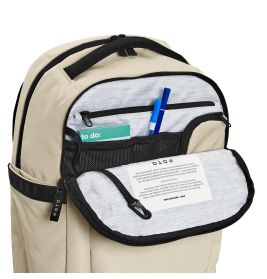eoto Rucksack Midi20 Cremebeige | 20 Liter Laptopfach | Stylisch & Strapazierfähig für Alltag