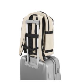 eoto Rucksack Midi20 Cremebeige | 20 Liter Laptopfach | Stylisch & Strapazierfähig für Alltag