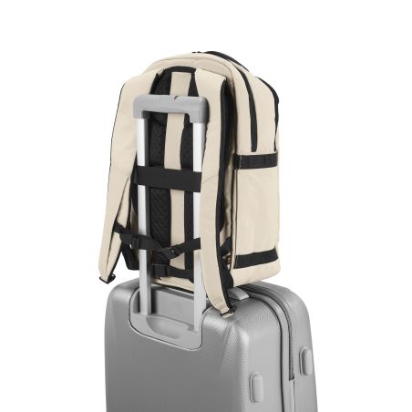 eoto Rucksack Midi20 Cremebeige | 20 Liter Laptopfach | Stylisch & Strapazierfähig für Alltag