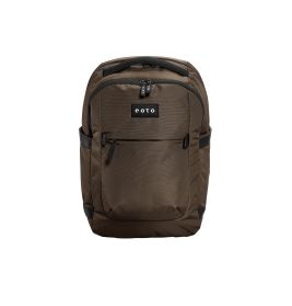 eoto Rucksack Midi20 Mokkabraun – 20 Liter, klassisch & funktional für Alltag & Freizeit