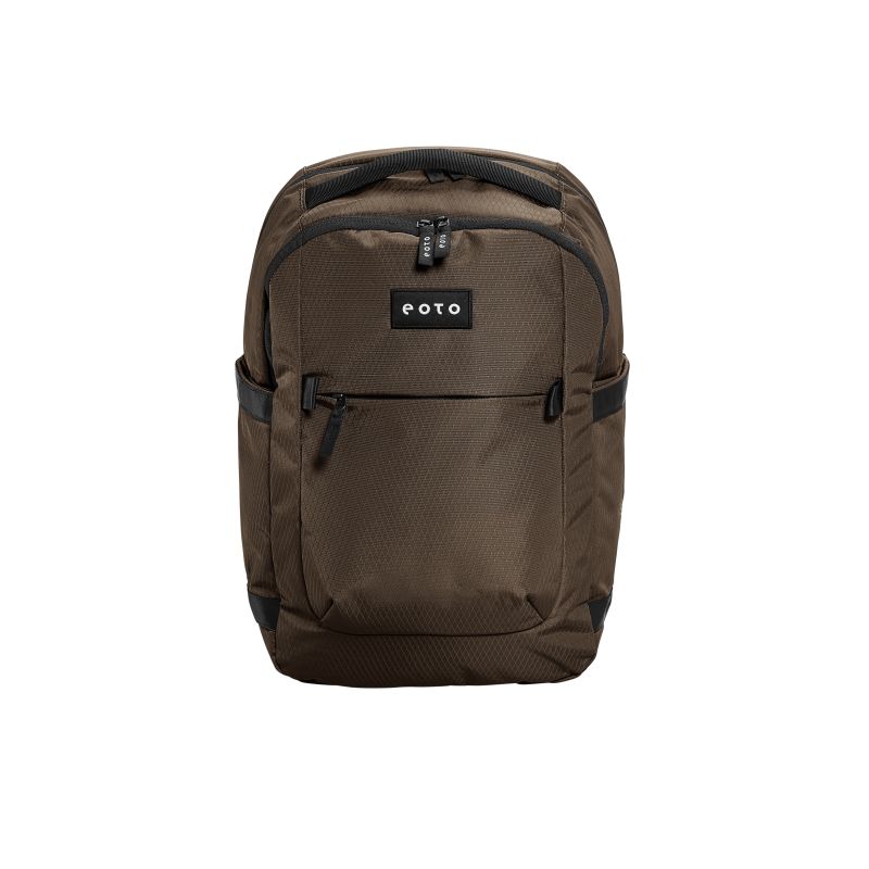 eoto Rucksack Midi20 Mokkabraun – 20 Liter, klassisch & funktional für Alltag & Freizeit