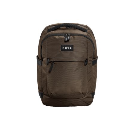 eoto Rucksack Midi20 Mokkabraun – 20 Liter, klassisch & funktional für Alltag & Freizeit