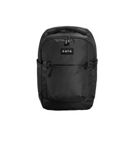 eoto Rucksack Midi20 Schwarz – 20 Liter, klassisch & funktional für Schule & Alltag