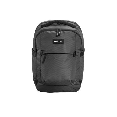 eoto Rucksack Midi20 Steingrau – 20 Liter, zeitloses Design für Schule & Freizeit