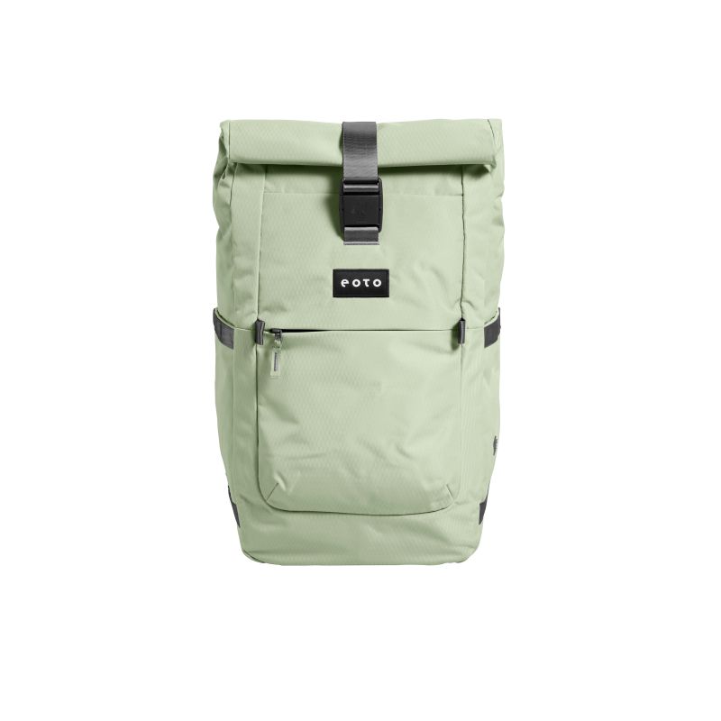 eoto Rucksack Rolly32 Mintgrün – 23-32 Liter, Roll-Top, wasserdicht & Notebookfach