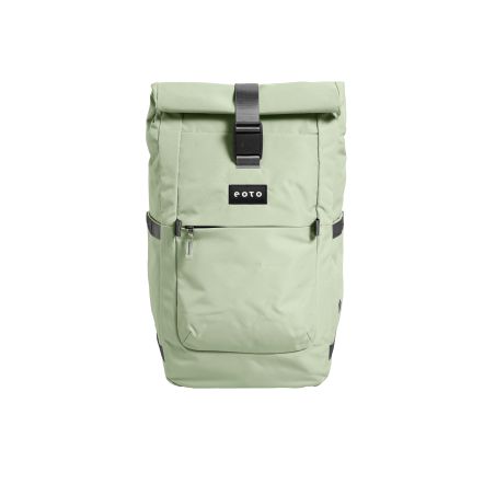 eoto Rucksack Rolly32 Mintgrün – 23-32 Liter, Roll-Top, wasserdicht & Notebookfach