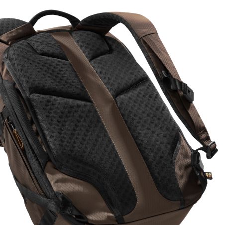 eoto Rucksack Rolly32 Mokkabraun – 23-32 Liter, Roll-Top, wasserabweisend & Notebookfach