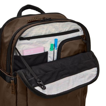 eoto Rucksack Tidy22 Mokkabraun – 22 Liter, organisiert & stilvoll für Schule & Büro