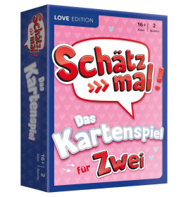 Schätz mal! Kartenspiel für zwei Love Edition