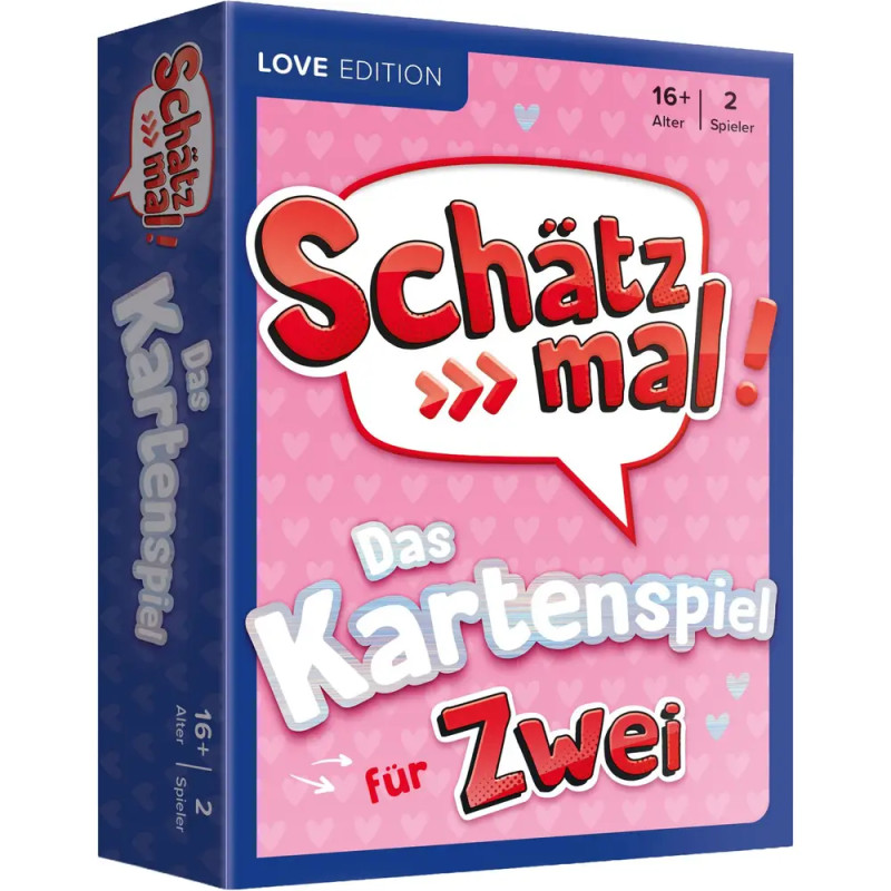Schätz mal! Kartenspiel für zwei Love Edition