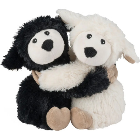 Warmies® Kuschel-Freunde Schafe s/w