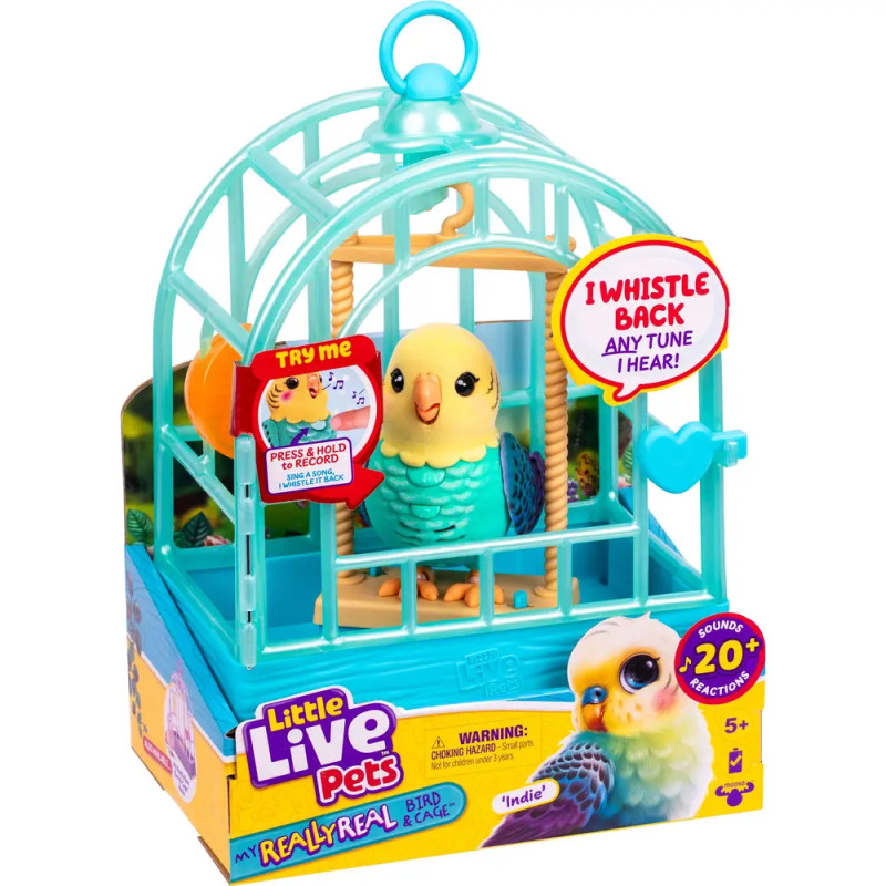 Moose Toys LITTLE LIVE PETS MY REALLY REAL S2 BIRD   CAGE INDIE