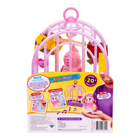 Moose Toys LITTLE LIVE PETS MY REALLY REAL S2 BIRD   CAGE ROSIE