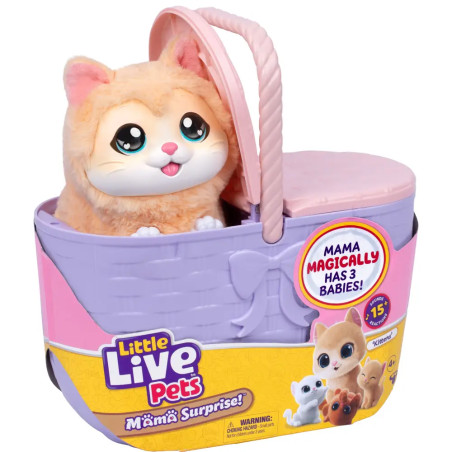 Moose Toys LITTLE LIVE PETS MAMA SURPRISE S7 KITTY PLAYSET