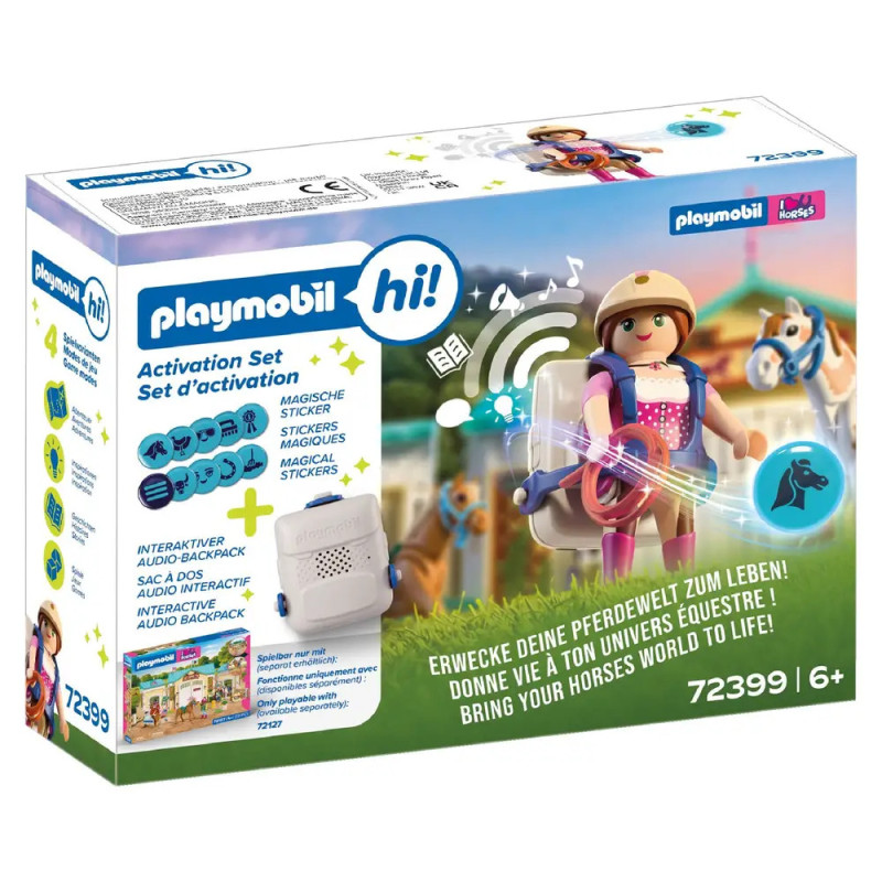 PLAYMOBIL Activation Set Reiterhof 72399 – Erweiterung für deine Pferde-Spielwelt