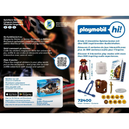 PLAYMOBIL Activation Set Piraten 72400 – Erweitere deine Abenteuer auf hoher See!