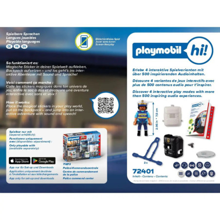 PLAYMOBIL Activation Set Polizei 72401 – Verstärke deine Polizeitruppe!
