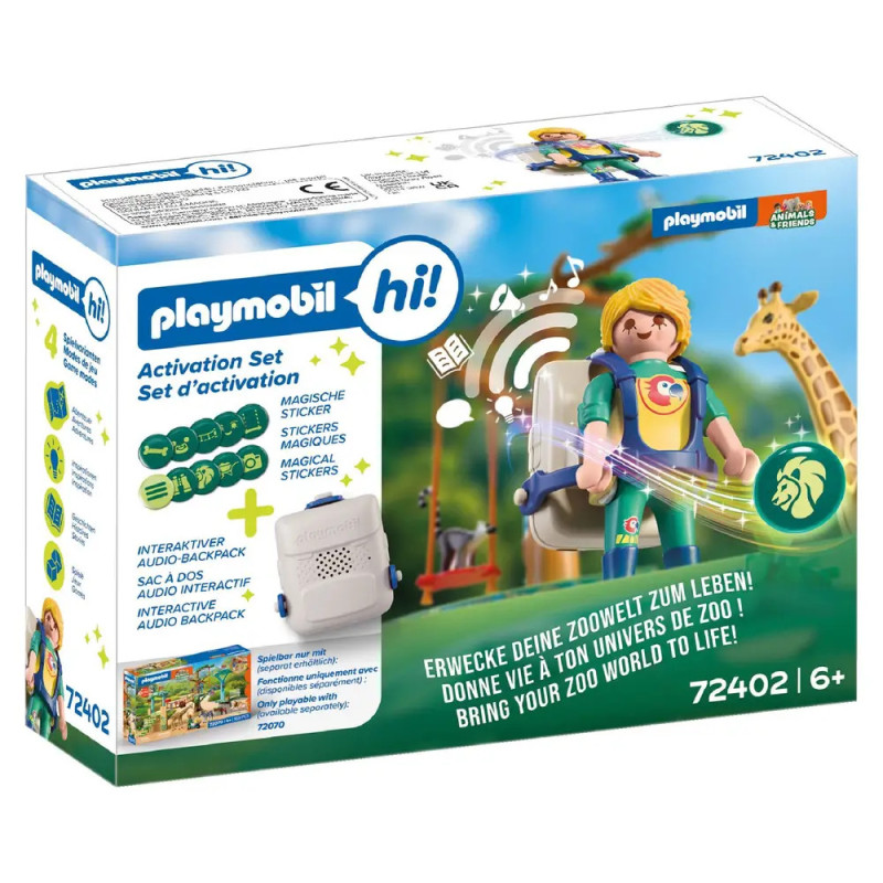 PLAYMOBIL Activation Set Zoo 72402 – Mehr Leben und Interaktion für deine Tierwelt!