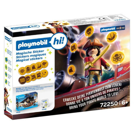 PLAYMOBIL Magische Sticker Piraten 72250 – Dein Ticket in aufregende Seeabenteuer!
