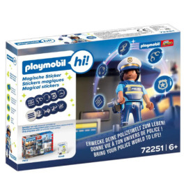 PLAYMOBIL Magische Sticker Polizei 72251 – Sorge für Recht und Ordnung!
