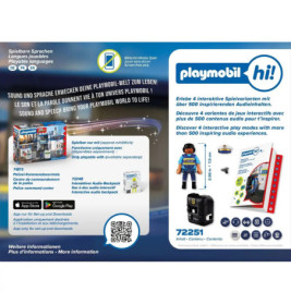 PLAYMOBIL Magische Sticker Polizei 72251 – Sorge für Recht und Ordnung!