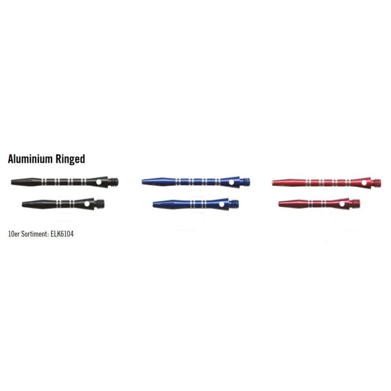 Elkadart Shaft 10er Sortiment Alu Ringed Shafts 4028-39