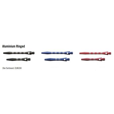 Elkadart Shaft 10er Sortiment Alu Ringed Shafts 4028-39