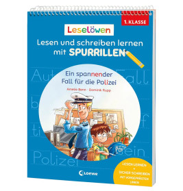 Leselöwen - Lesen und schreiben lernen mit Spurrillen - Ein spannender Fall für die Polizei - 1. Kla