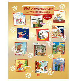 Pixi Adventskalender GOLD 2026, m. 4 Buch, 20 Teile