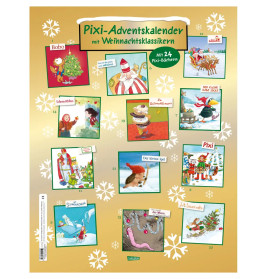 Pixi Adventskalender GOLD 2026, m. 4 Buch, 20 Teile