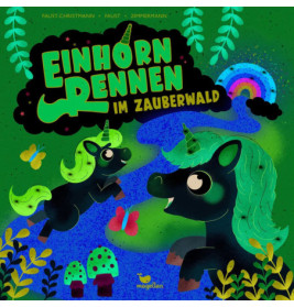 Magellan Brettspiel Einhornrennen Zauberwald – Magisches Rennen für Einhorn-Fans