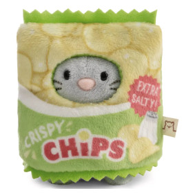 Kuscheltier Set Maus Nibbli mit Chip u. Chipstüte Kostüm in Geschenkbox