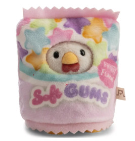 Kuscheltier Set Hahn Keko mit Stern u. Softgummitüte Kostüm in Geschenkbox
