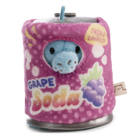 Kuscheltier Set Seekuh Wilbur mit Trauben u. Soda Dose Kostüm in Geschenkbox