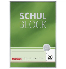 Schulbl A4 90g 50Bl Lin20 Premium