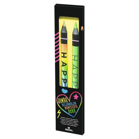 Jumbo Regenbogen Buntstifte Neon