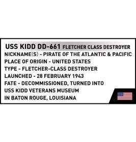 USS Kidd/Fletscher Class
