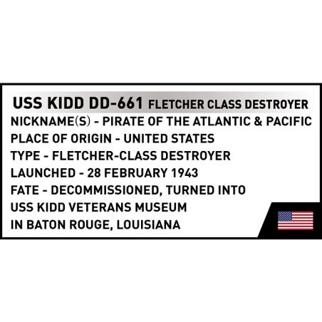 USS Kidd/Fletscher Class