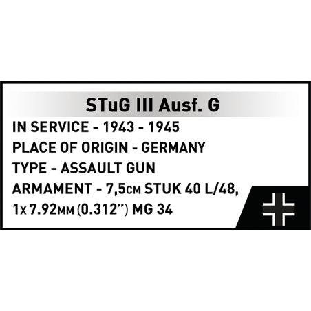 955 PCS HC WWII / 2676 / STUG IIIAusf.G