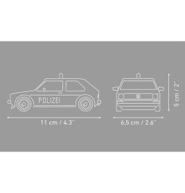 VW Golf 1974 Polizei