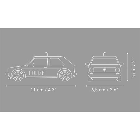 VW Golf 1974 Polizei