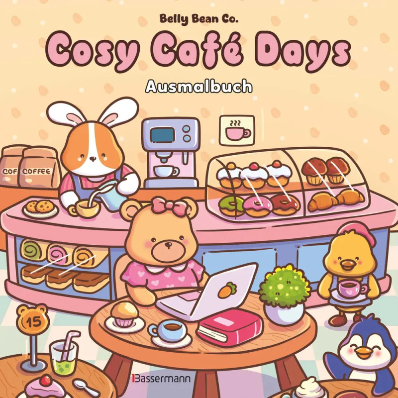 Cosy Café Days - Ausmalbuch