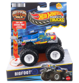 Hot Wheels Monster Trucks Attack Pack (Mattel): 1:64 Truck & zerstörbares Zubehör – sortiert ab 3