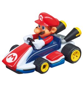 Carrera® First Mario Kart Rennbahn 2,4m | Batteriebetrieben | Mario & Yoshi | Ab 3 Jahren